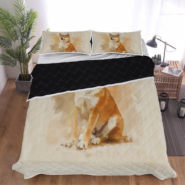 Cute Shiba Inu Bed Set